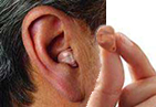 tipo de aparelho auditivo intra canal ITC